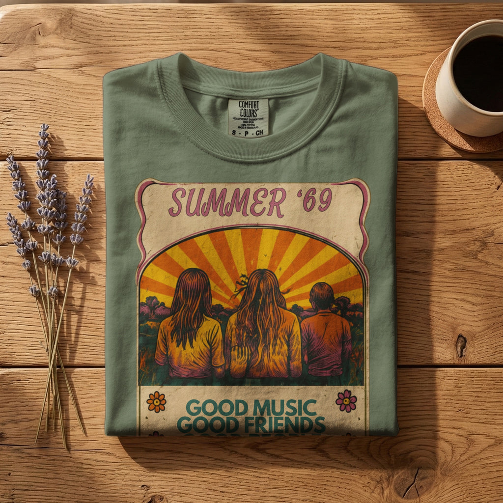 Summer ’69 — Vintage 60s Graphic Tee | Faded Memory Supply