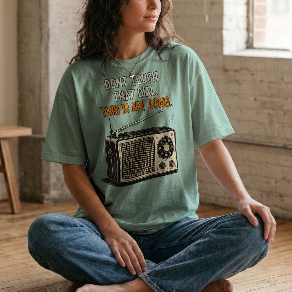 Don’t Touch That Knob — Vintage 60s Radio Graphic Tee | Faded Memory Supply