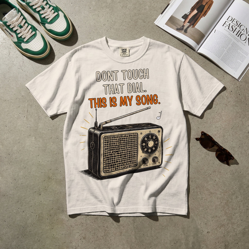 Don’t Touch That Knob — Vintage 60s Radio Graphic Tee | Faded Memory Supply