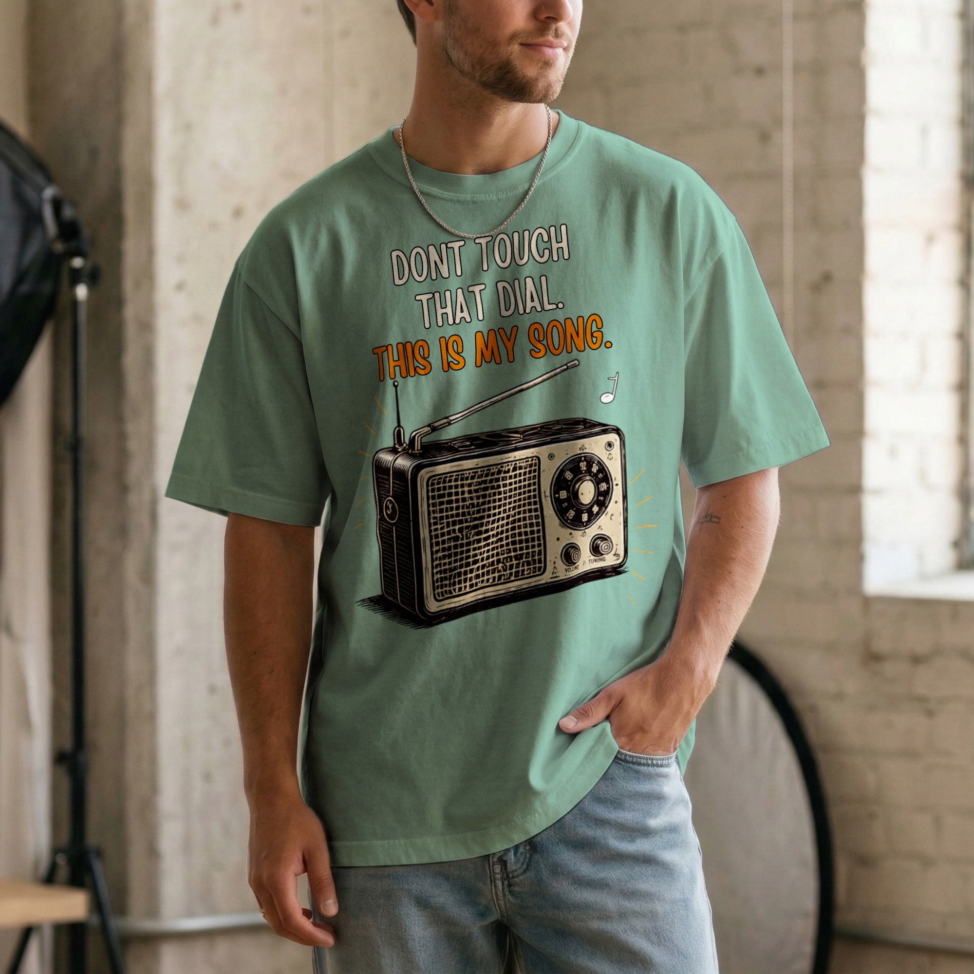 Don’t Touch That Knob — Vintage 60s Radio Graphic Tee | Faded Memory Supply