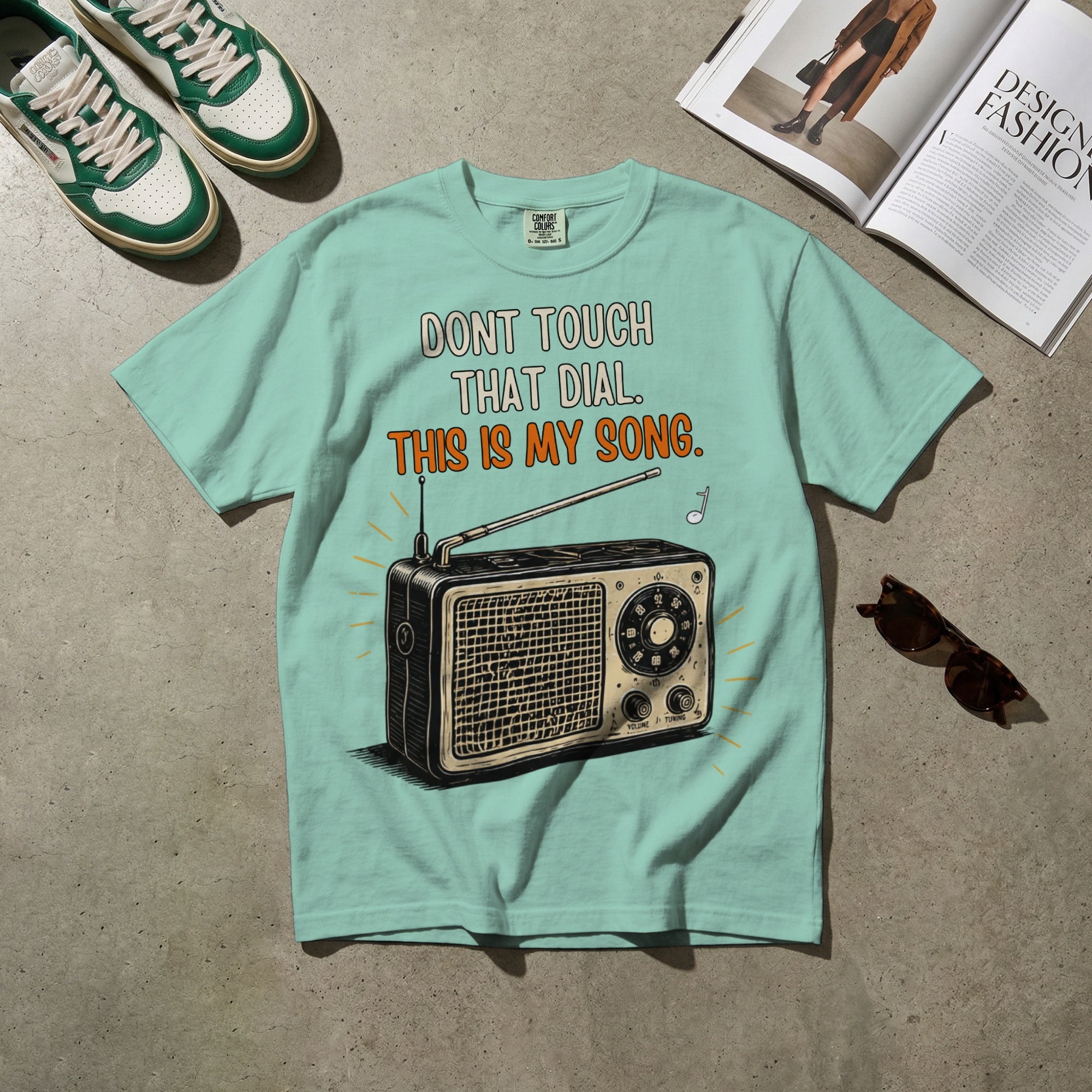 Don’t Touch That Knob — Vintage 60s Radio Graphic Tee | Faded Memory Supply