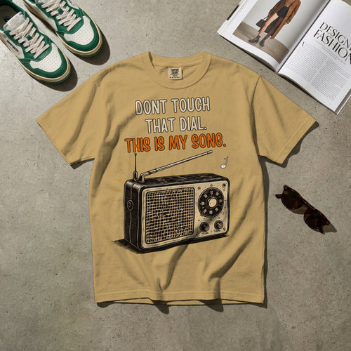Don’t Touch That Knob — Vintage 60s Radio Graphic Tee | Faded Memory Supply