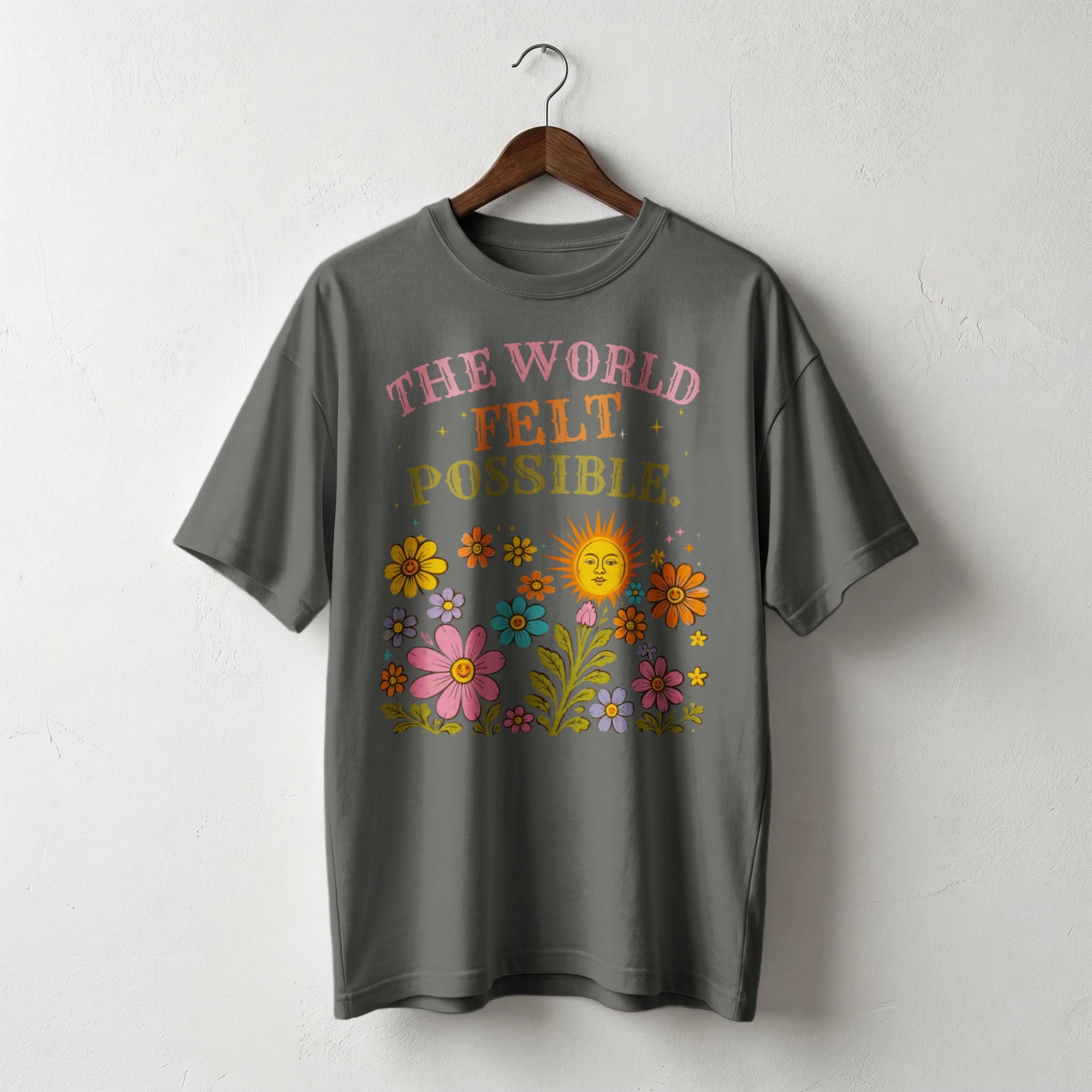 The World Felt Possible — Vintage 60s Graphic Tee | Faded Memory Supply