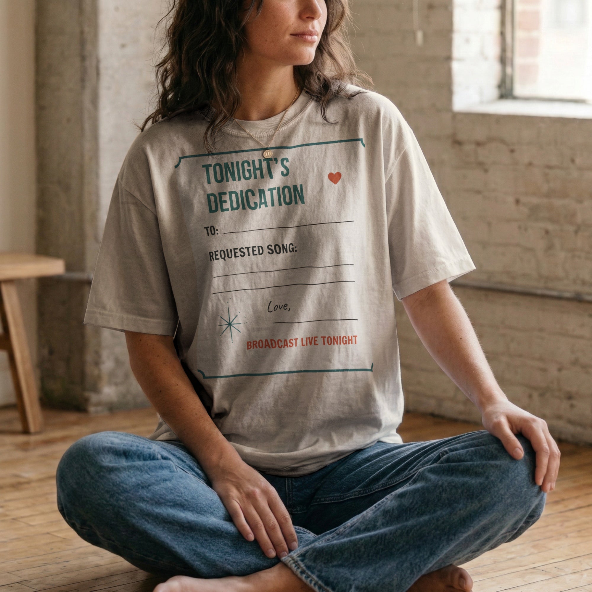 Tonight’s Dedication — Vintage 60s Radio Graphic Tee | Faded Memory Supply