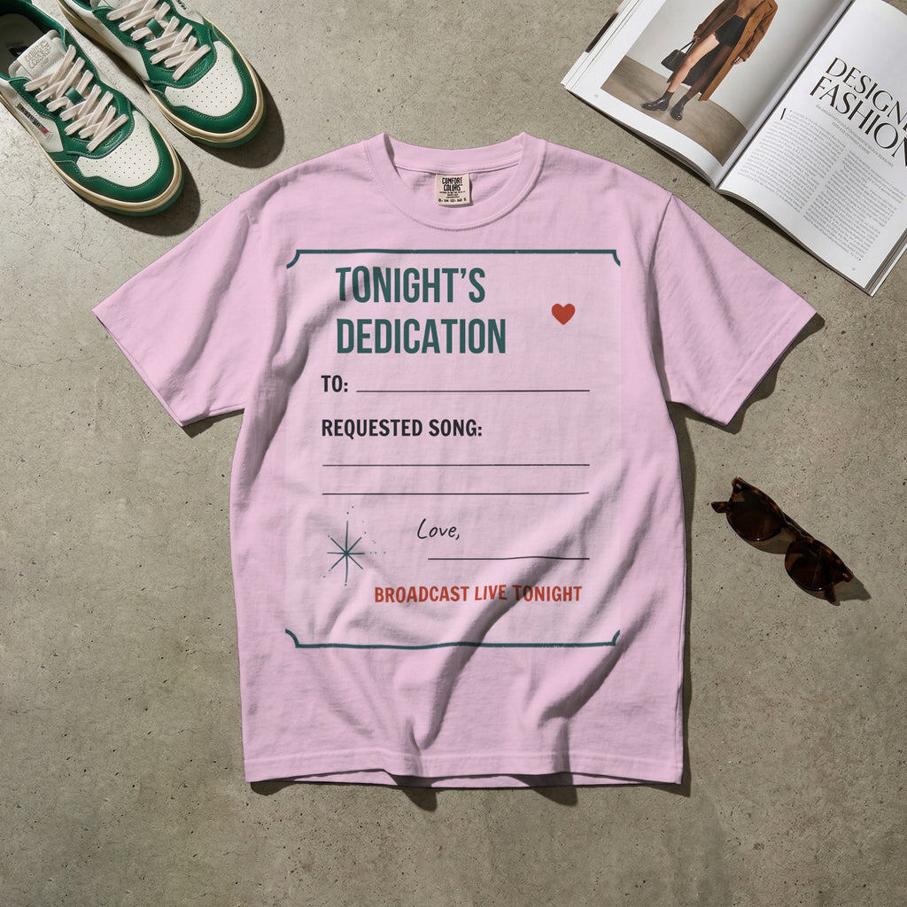 Tonight’s Dedication — Vintage 60s Radio Graphic Tee | Faded Memory Supply