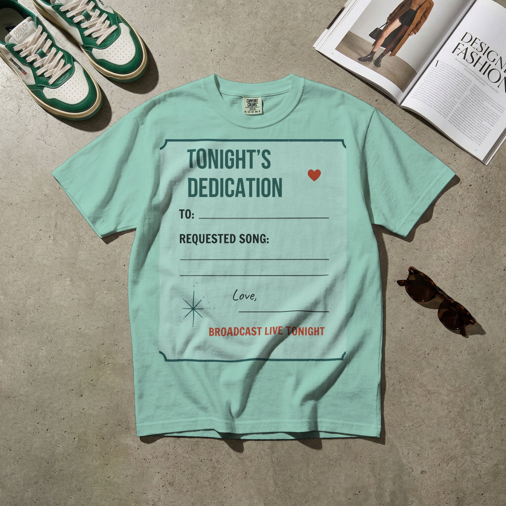 Tonight’s Dedication — Vintage 60s Radio Graphic Tee | Faded Memory Supply