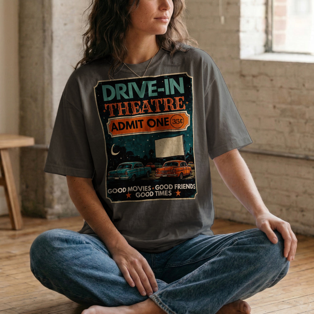 Drive-In Theatre — Vintage 60s Drive-In Graphic Tee | Faded Memory Supply
