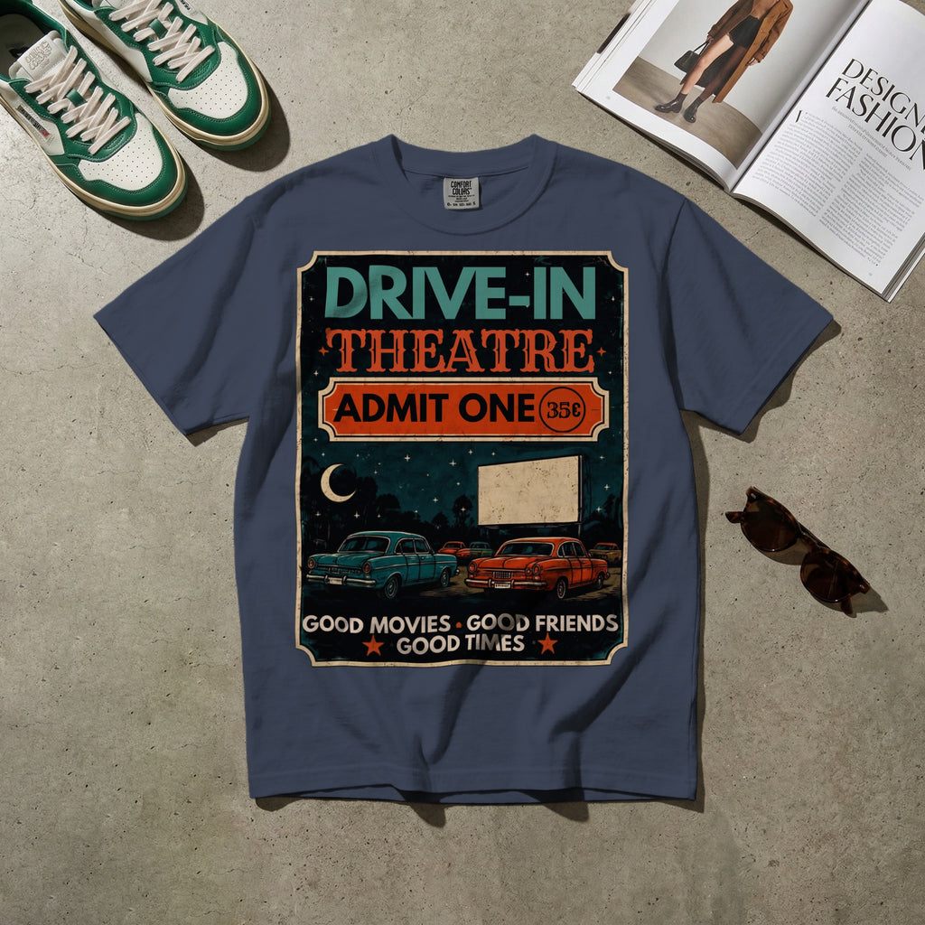 Drive-In Theatre — Vintage 60s Drive-In Graphic Tee | Faded Memory Supply
