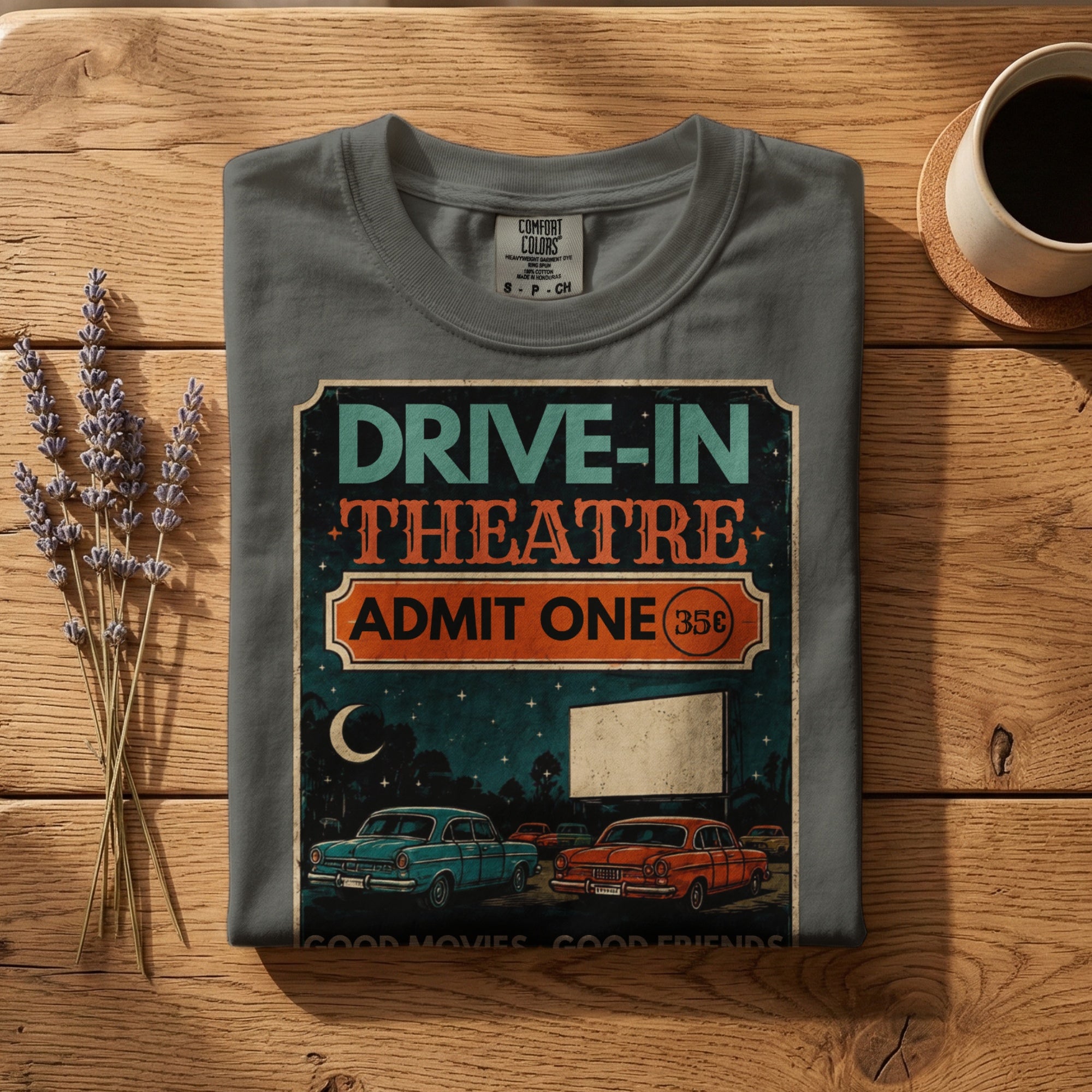 Drive-In Theatre — Vintage 60s Drive-In Graphic Tee | Faded Memory Supply