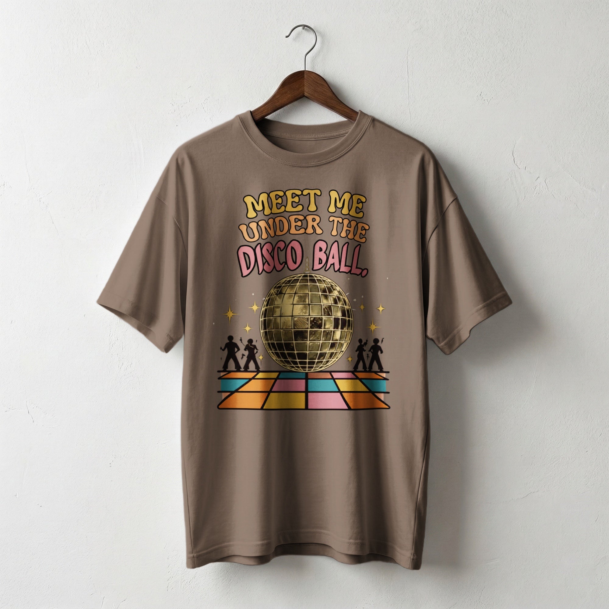 Meet Me Under the Disco Ball — Vintage 70s Disco Graphic Tee | Faded Memory Supply