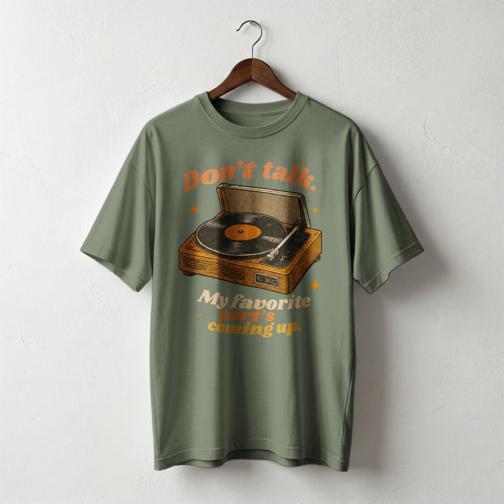 Don’t Talk, My Favorite Part’s Coming Up — Vintage 70s Music Graphic Tee | Faded Memory Supply