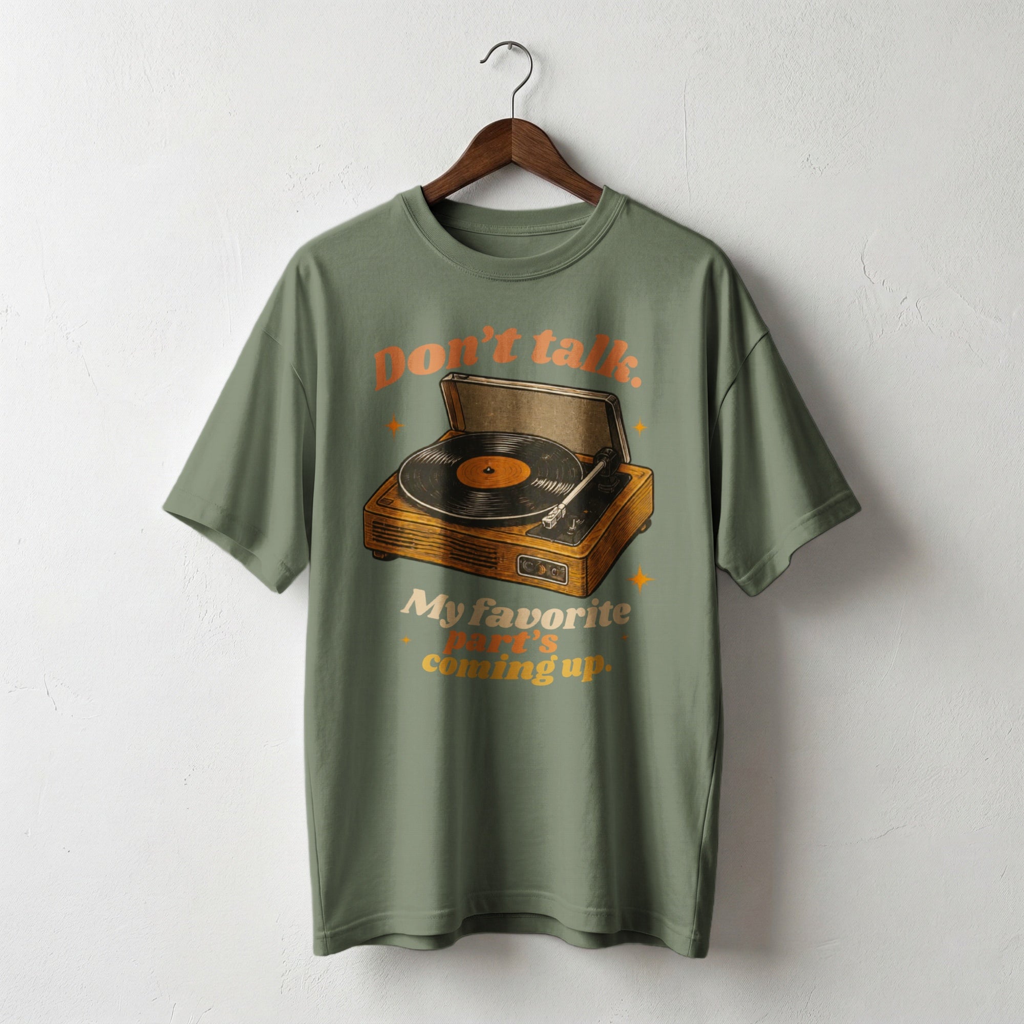 Don’t Talk, My Favorite Part’s Coming Up — Vintage 70s Music Graphic Tee | Faded Memory Supply