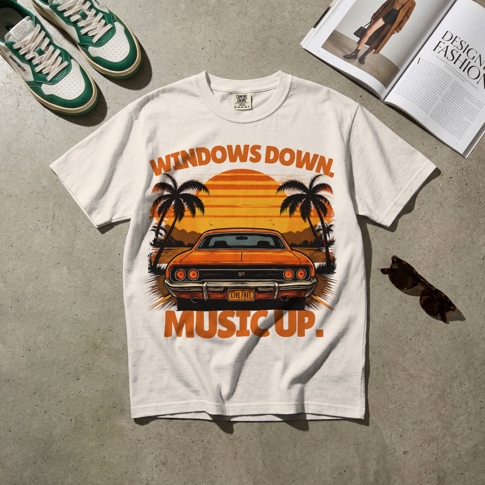 Friday Night Cruisin’ — Vintage 70s Cruising Graphic Tee | Faded Memory Supply