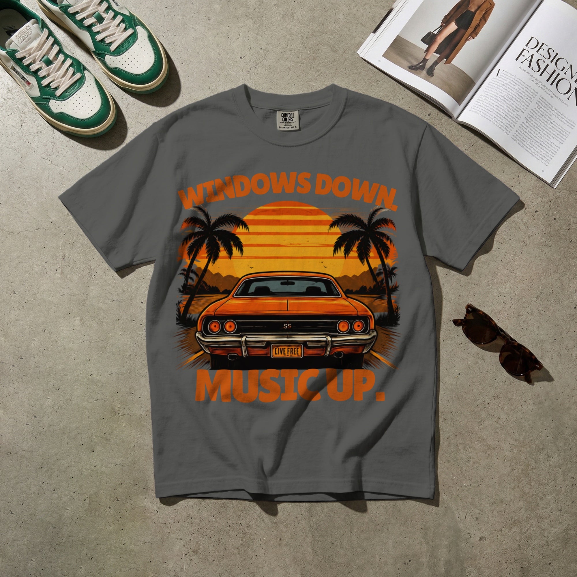 Friday Night Cruisin’ — Vintage 70s Cruising Graphic Tee | Faded Memory Supply