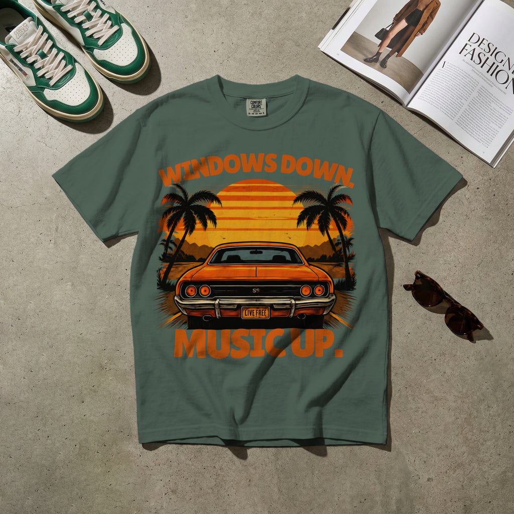 Friday Night Cruisin’ — Vintage 70s Cruising Graphic Tee | Faded Memory Supply