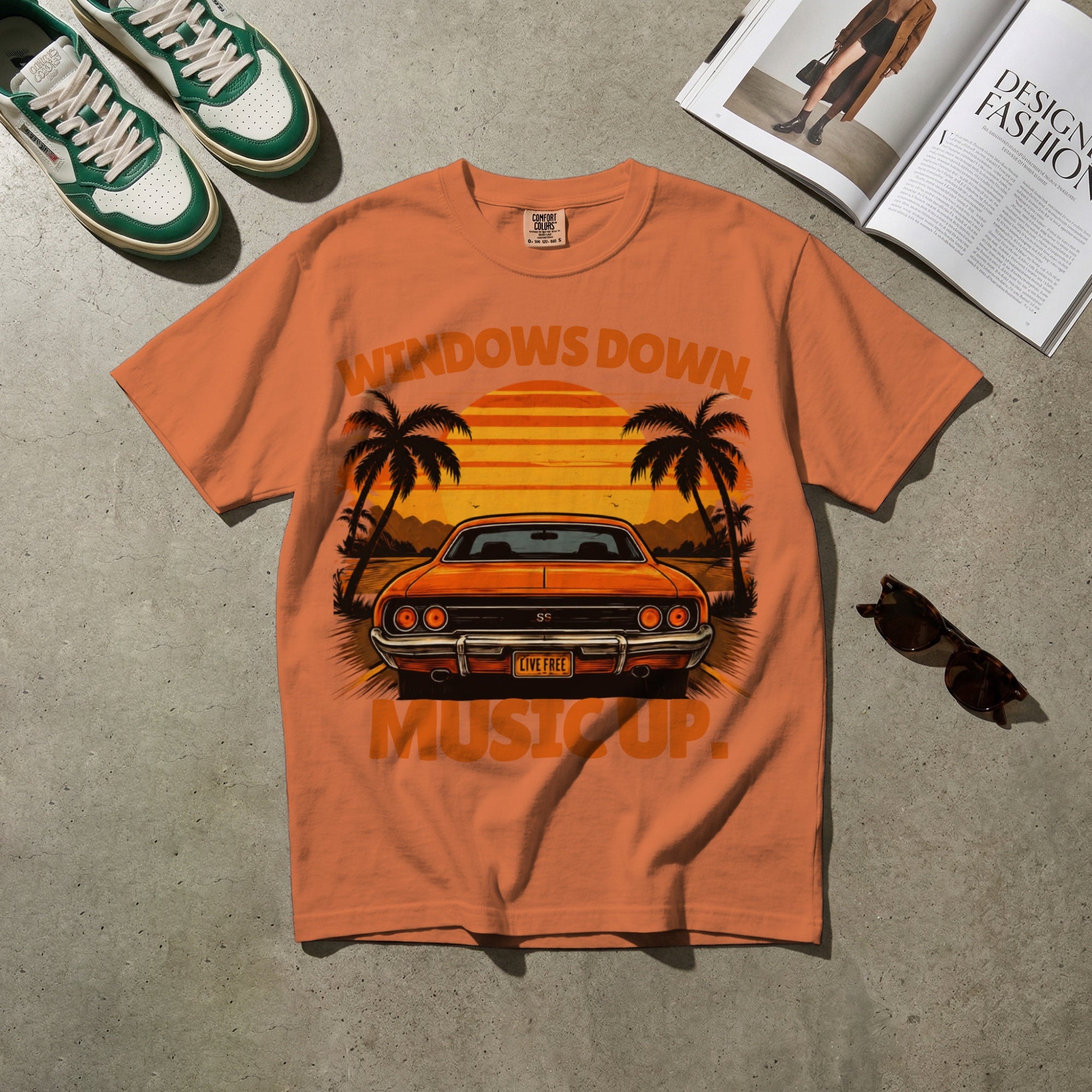 Friday Night Cruisin’ — Vintage 70s Cruising Graphic Tee | Faded Memory Supply