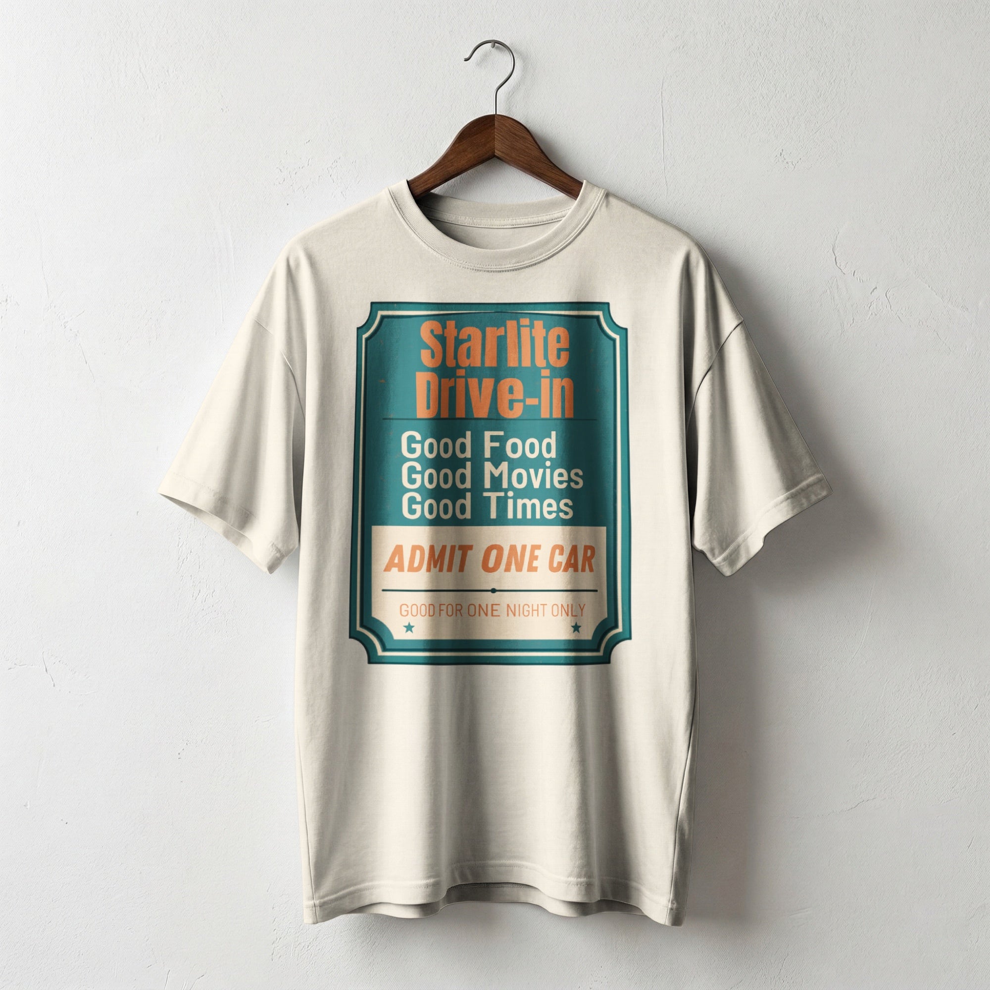 Starlite Drive-In — Vintage 70s Drive-In Graphic Tee | Faded Memory Supply