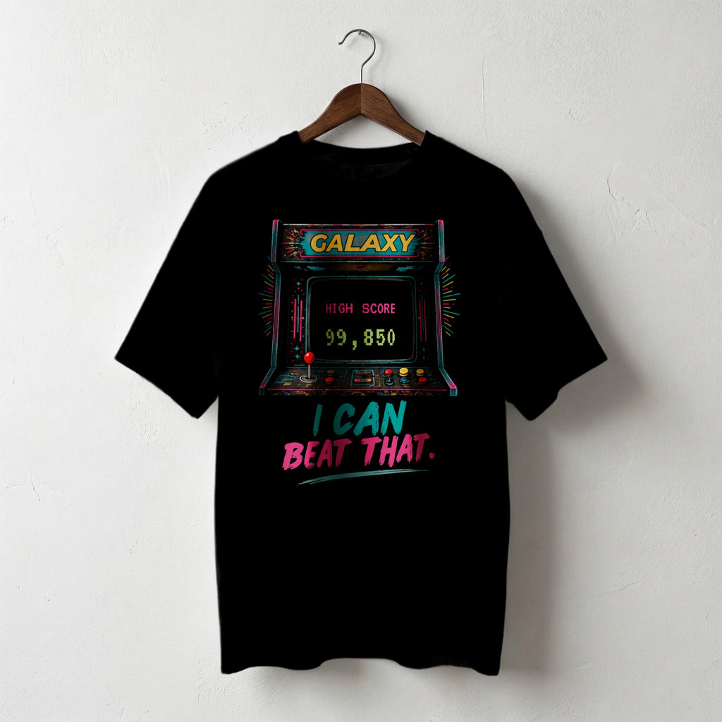 I Can Beat That — Vintage 80s Arcade Graphic Tee | Faded Memory Supply