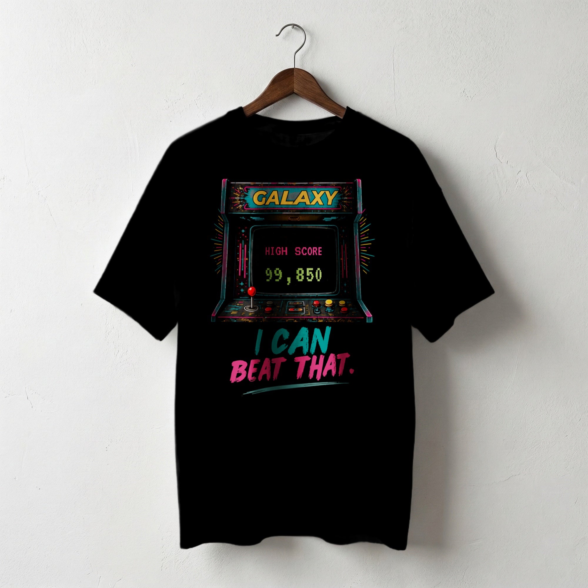 I Can Beat That — Vintage 80s Arcade Graphic Tee | Faded Memory Supply