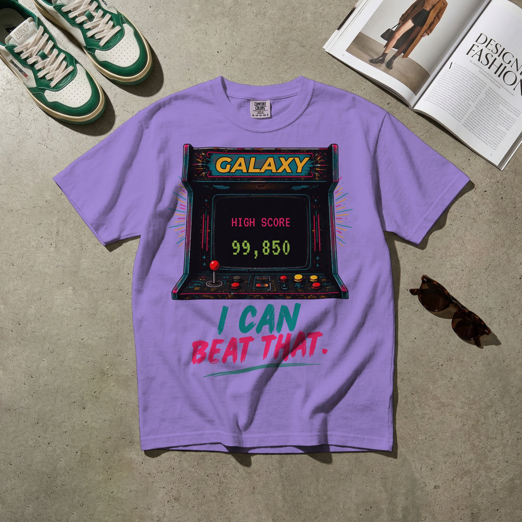 I Can Beat That — Vintage 80s Arcade Graphic Tee | Faded Memory Supply