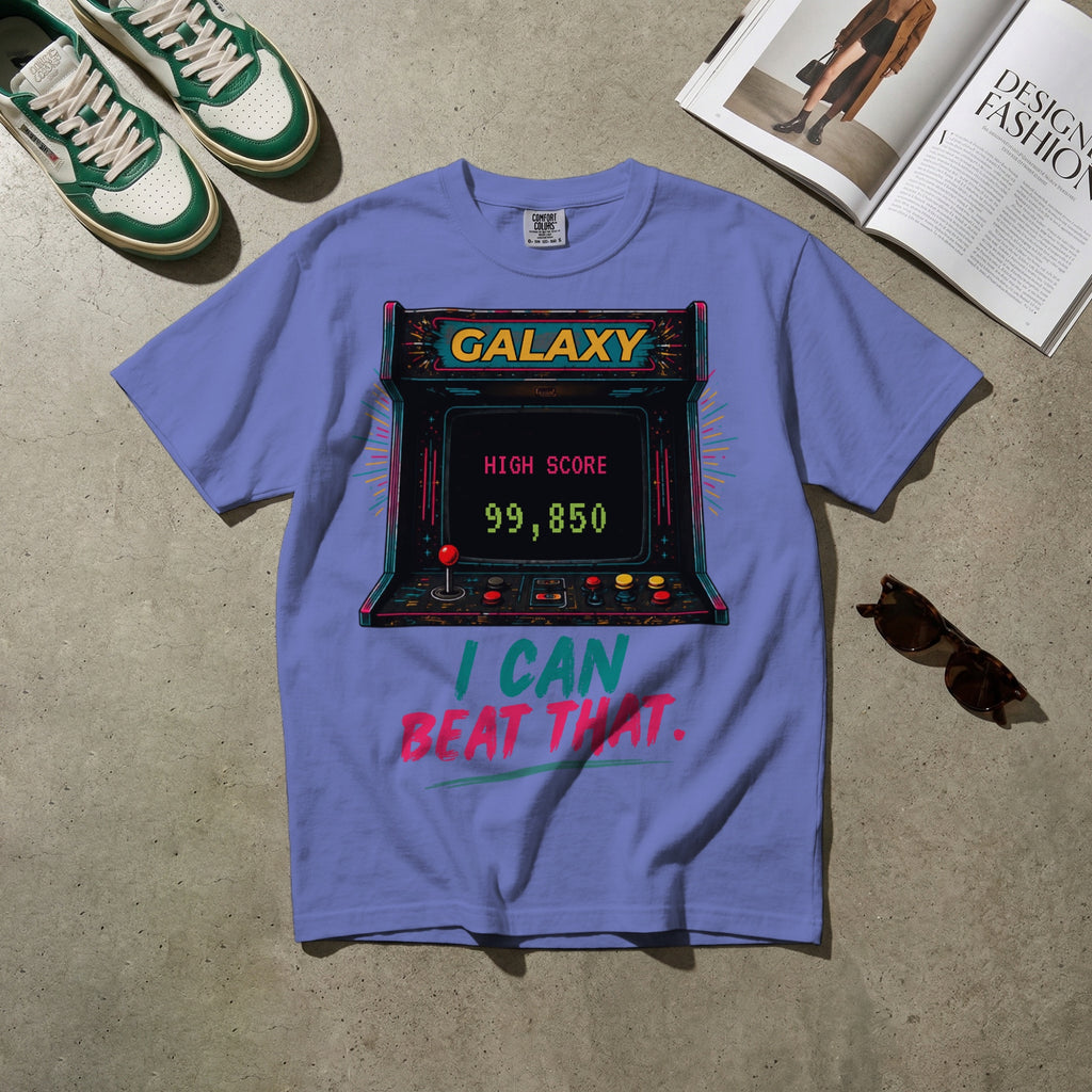 I Can Beat That — Vintage 80s Arcade Graphic Tee | Faded Memory Supply