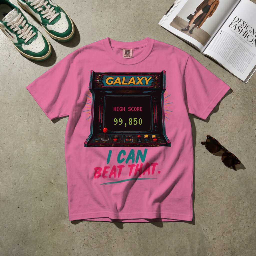 I Can Beat That — Vintage 80s Arcade Graphic Tee | Faded Memory Supply