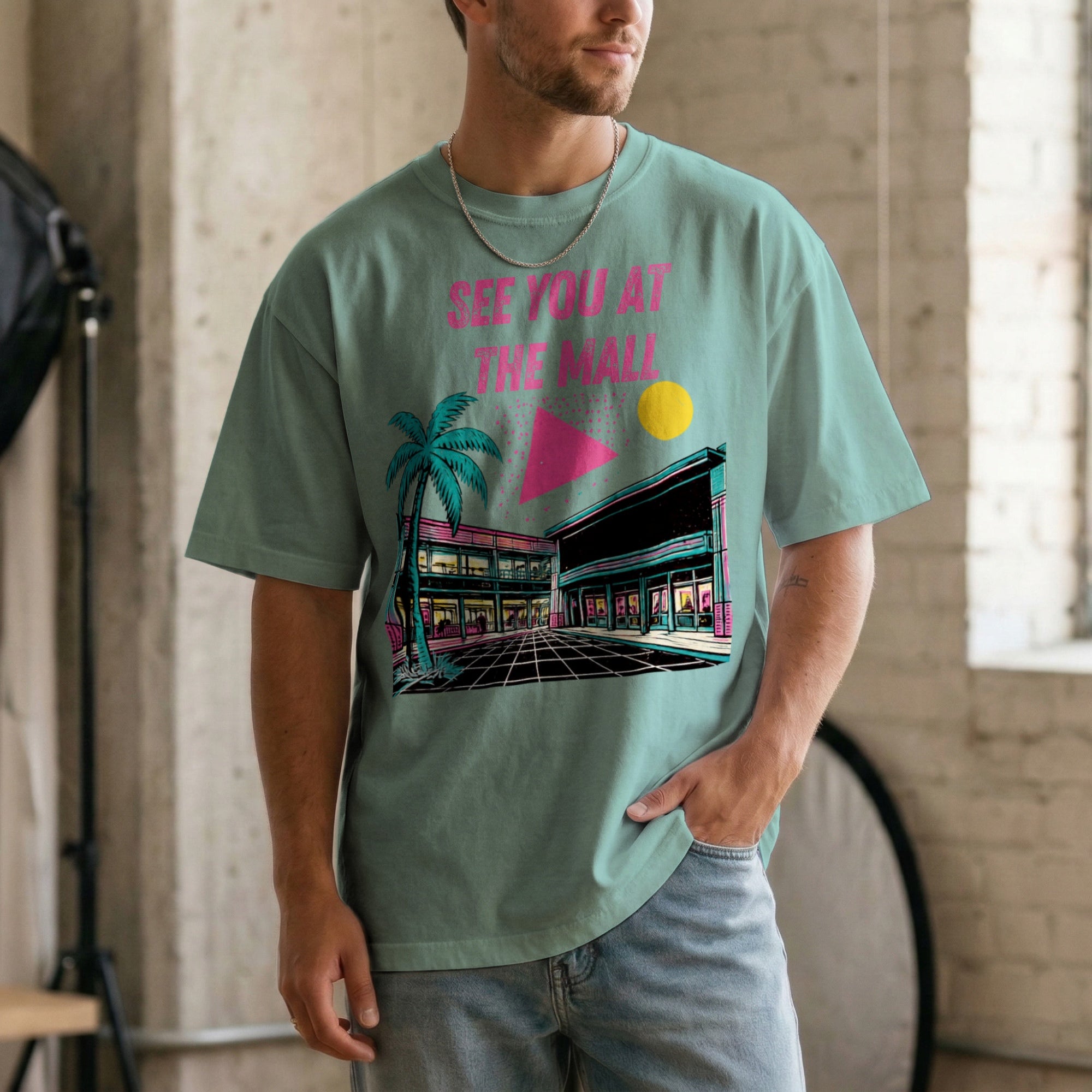See You at the Mall — Vintage 80s Mall Graphic Tee | Faded Memory Supply