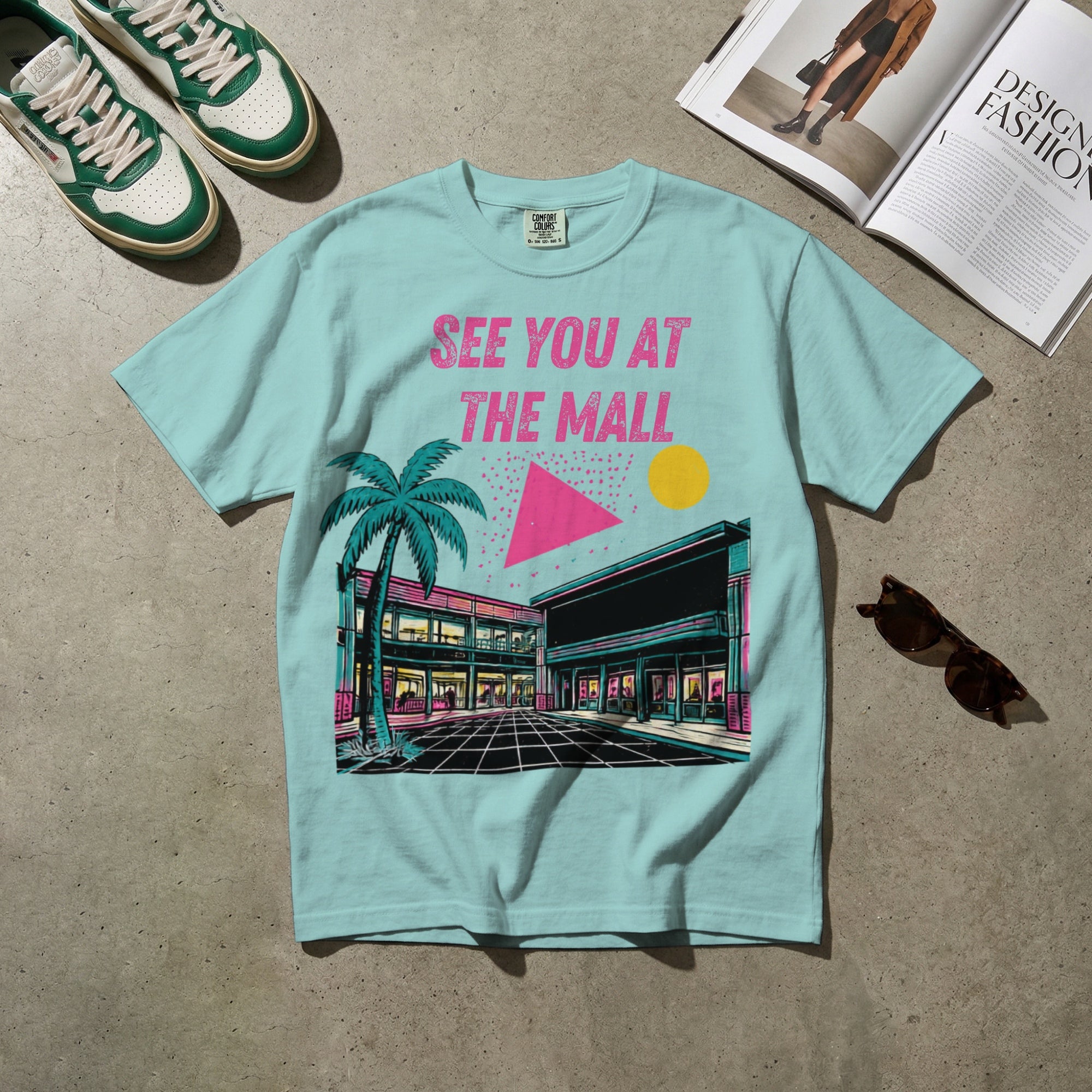 See You at the Mall — Vintage 80s Mall Graphic Tee | Faded Memory Supply