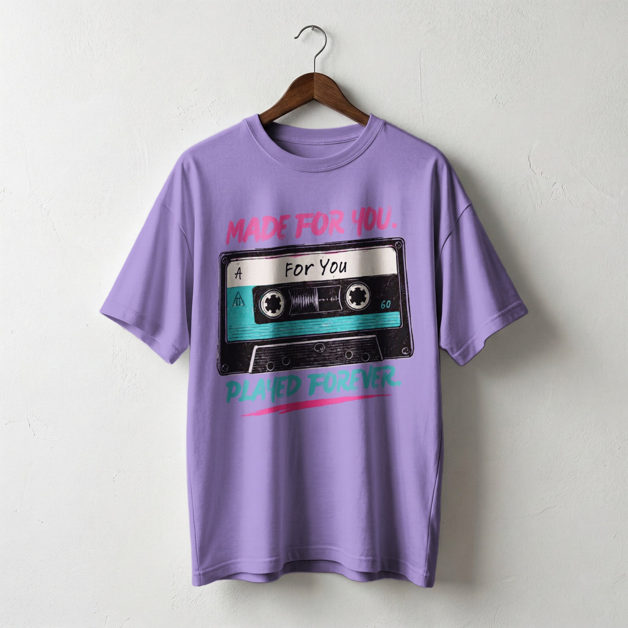 Made for You, Played Forever — Vintage 80s Mixtape Graphic Tee | Faded Memory Supply