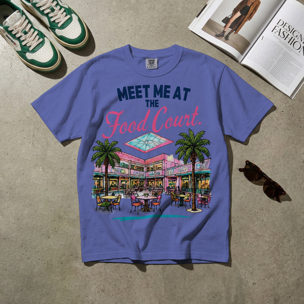 Meet Me at the Food Court — Vintage 80s Mall Graphic Tee | Faded Memory Supply