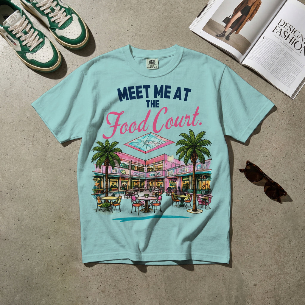 Meet Me at the Food Court — Vintage 80s Mall Graphic Tee | Faded Memory Supply