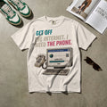 Get Off the Internet, I Need the Phone — Vintage 90s Dial-Up Graphic Tee | Faded Memory Supply