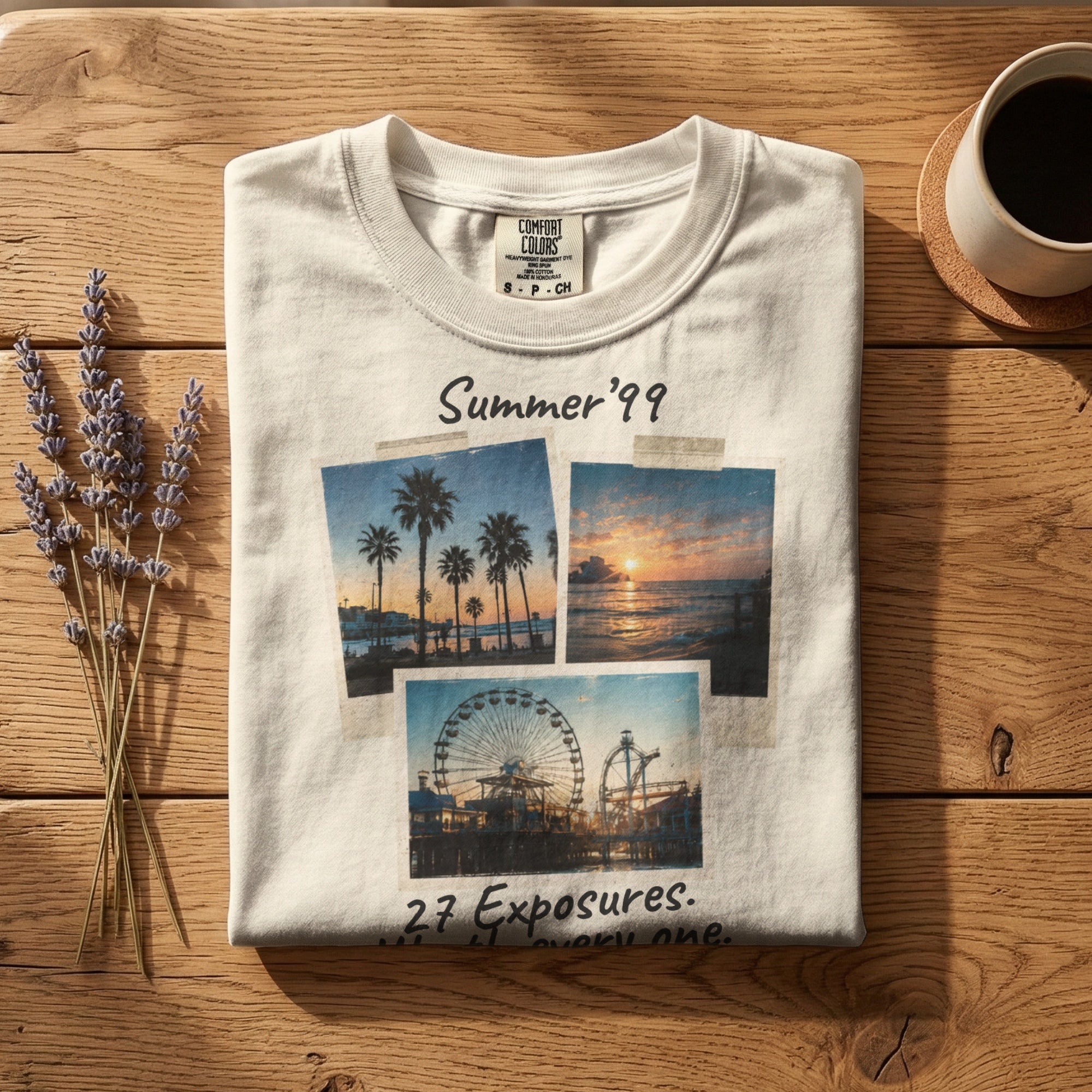 Summer ’99 — Vintage 90s Disposable Camera Graphic Tee | Faded Memory Supply