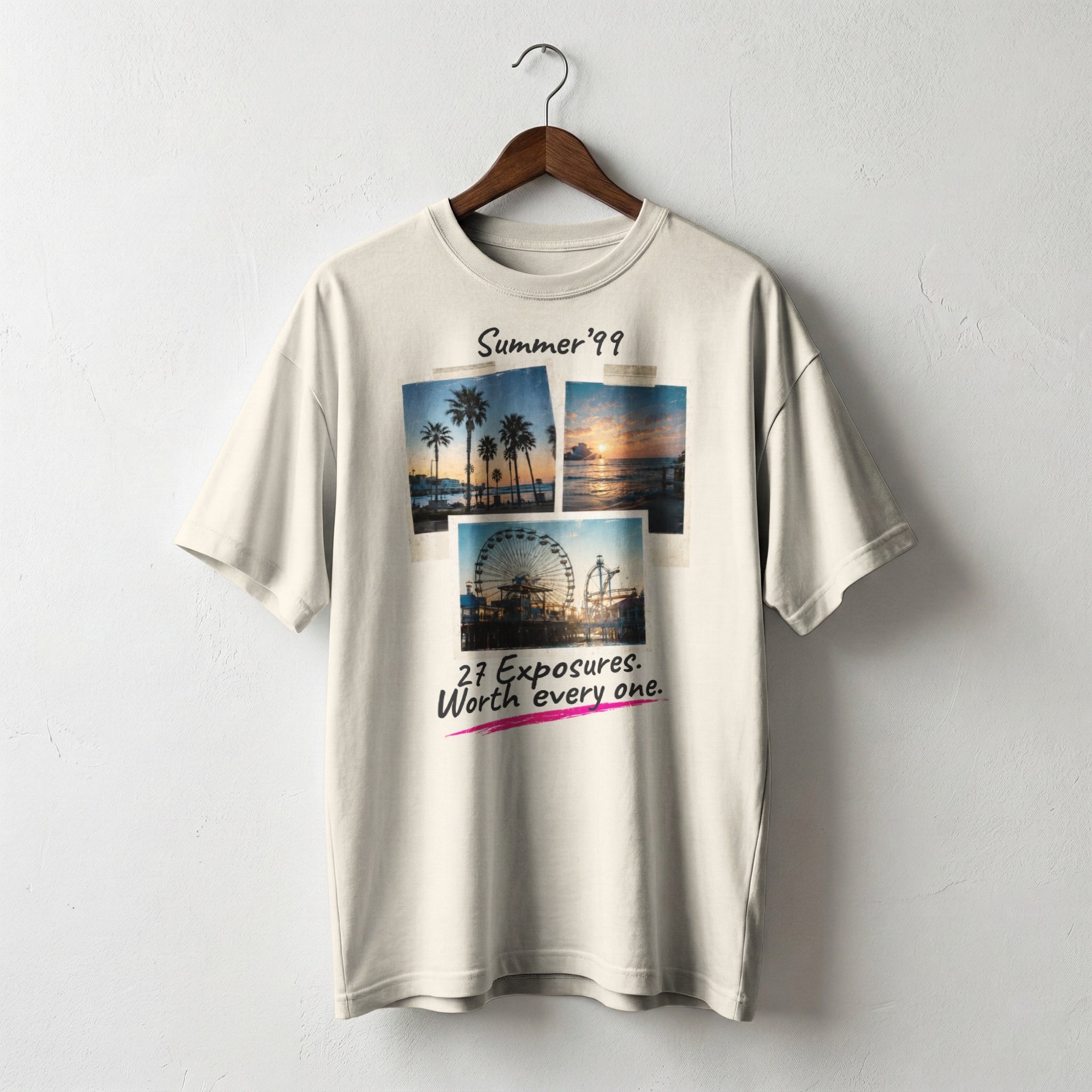 Summer ’99 — Vintage 90s Disposable Camera Graphic Tee | Faded Memory Supply