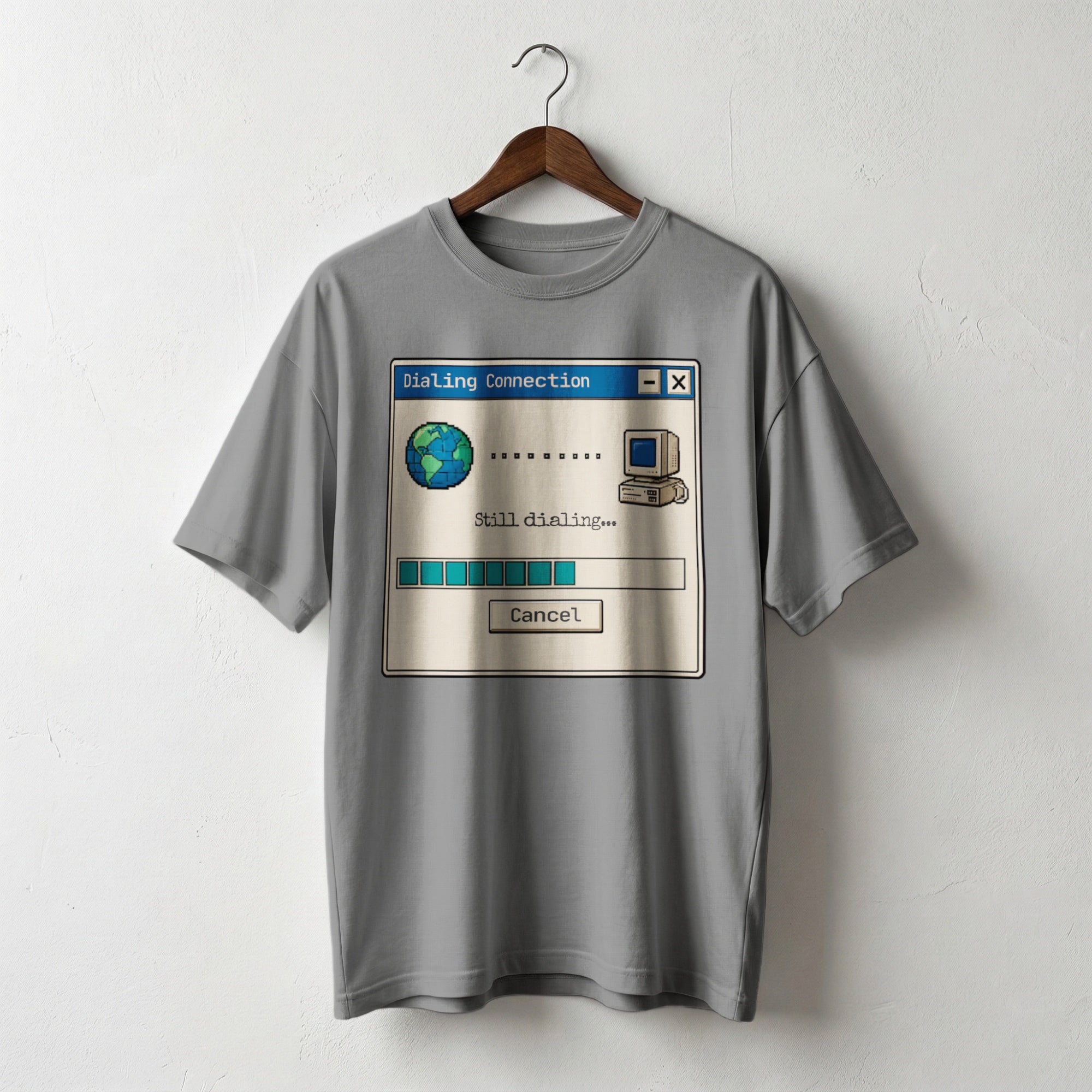 Still Dialing — Vintage 90s Dial-Up Graphic Tee | Faded Memory Supply